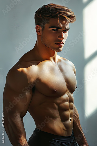 Tempting Fantasy Portrait of a Young Handsome Man – Fictional Character