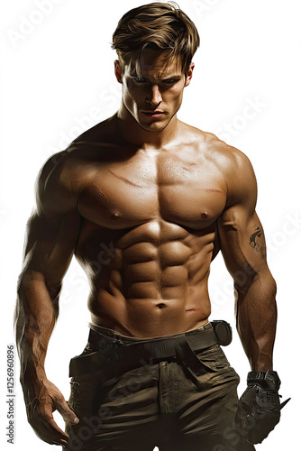 Tempting Fantasy Portrait of a Young Handsome Man – Fictional Character