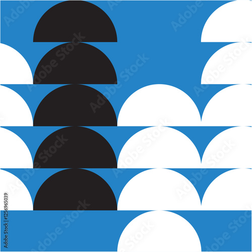Seamless fabric of geometric pattern, like illustration. Suit for package design, wallpaper, fashion print, Housing wallpaper, arty-crafty.
