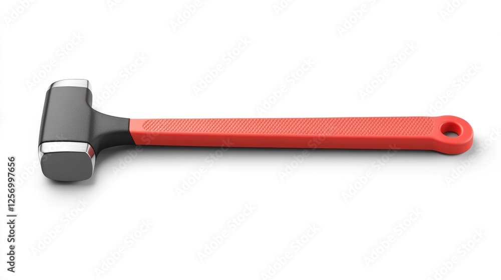 Industrial Hammer on White Background. Possible Use Stock Photo Industrial Hammer on White Background. Possible Use Stock Photo