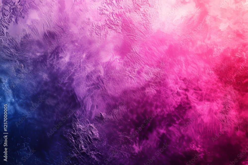 Fototapeta premium Neon Pink and Violet Gradient Background with a Grainy Texture, Generative AI