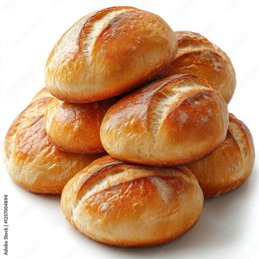 rustic arrangement of artisanal bread rolls rustic arrangement of artisanal bread rolls