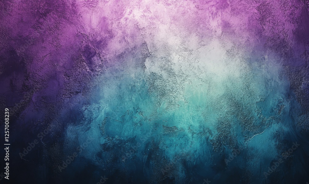 Obraz premium Abstract Green-Violet Gradient with a Grainy Texture, Generative AI