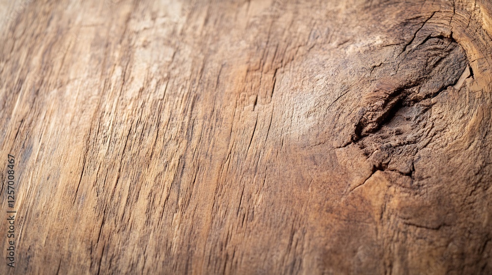 Naklejka premium Detailed texture of rustic wooden surface showcasing natural patterns and grains : Generative AI