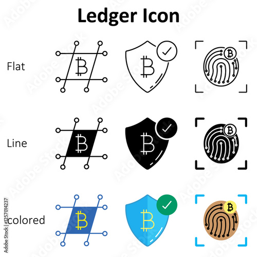 Bitcoin Hash function Icon/symbol
