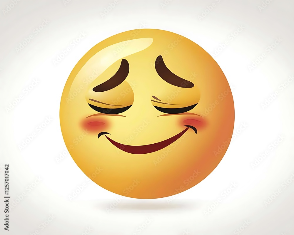 Cartoon Yellow Sarcastic Face Emoticon Cartoon Yellow Sarcastic Face Emoticon