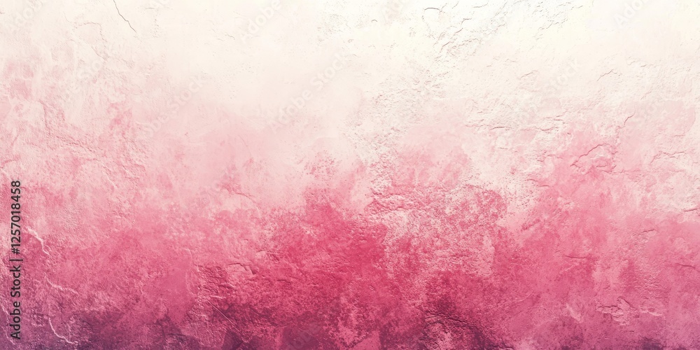 Fototapeta premium Soft Pink and White Gradient with a Grainy Texture, Generative AI