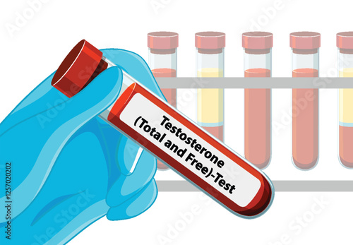 Medical Blood Test Illustration