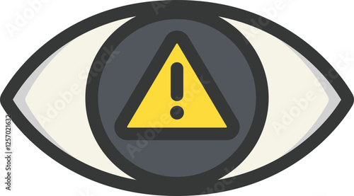 Paranoia Filled Line Icon