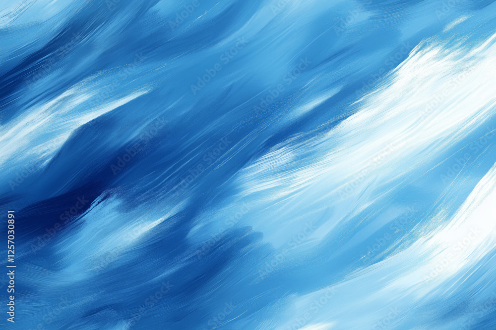 Wind Background Painted with a Blue Brush Wind Background Painted with a Blue Brush