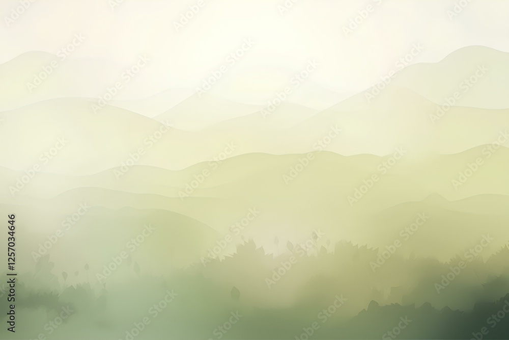 misty morning in the mountains misty morning in the mountains
