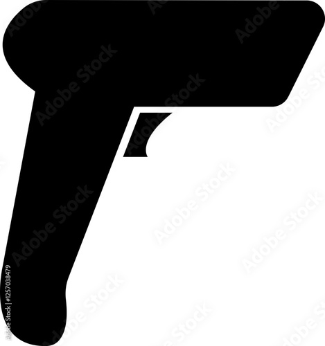 Warehouse scanner icon. Clipart image, Bar code scanner icons vector graphic designs elements, solid pictogram, clipart avatar logotype ,isolated on transparent background. Symbols, logo, template