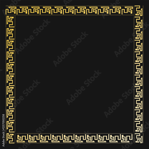 Ancient  pattern invitation card getting card decorative border background design