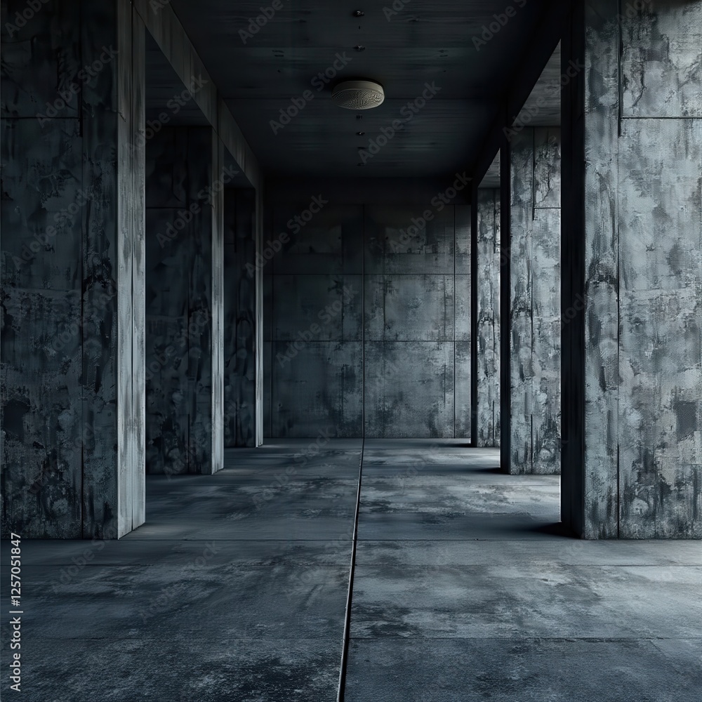 Obraz premium Long anthracite concrete panorama, seamless texture , material, design