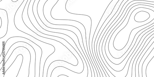 Topographic map patterns, topography line map,Topographic map and landscape terrain texture grid,Abstract geometric topographic contour map background.