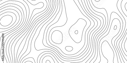 Topographic map patterns, topography line map,Topographic map and landscape terrain texture grid,Abstract geometric topographic contour map background.