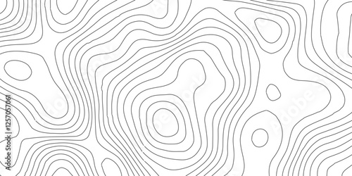 Topographic map patterns, topography line map,Topographic map and landscape terrain texture grid,Abstract geometric topographic contour map background.