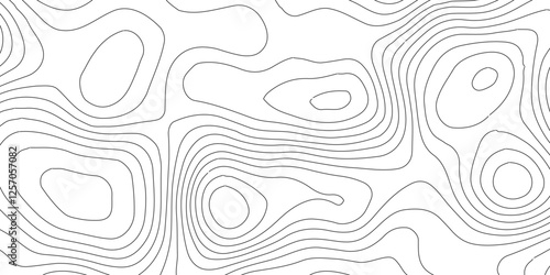 Topographic map patterns, topography line map,Topographic map and landscape terrain texture grid,Abstract geometric topographic contour map background.