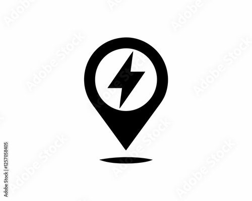 Creative Map Pin Location Icon or Logo Black Silhouette Vector Design Free Download Creative Map Pin Location Icon or Logo Black Silhouette Vector Design - GFXLoad