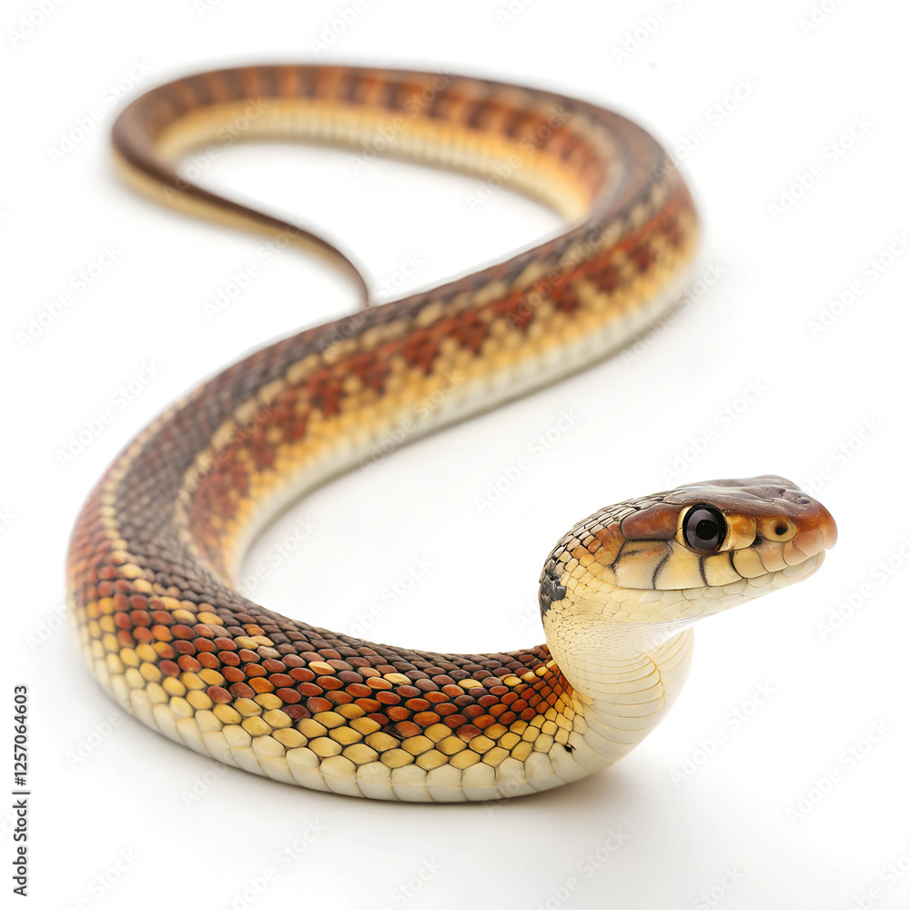 Obraz premium Young Snake. Generative Ai