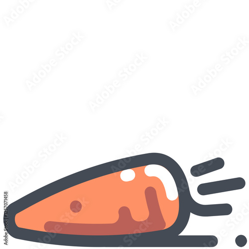 Vegetable lovely colored icon pack