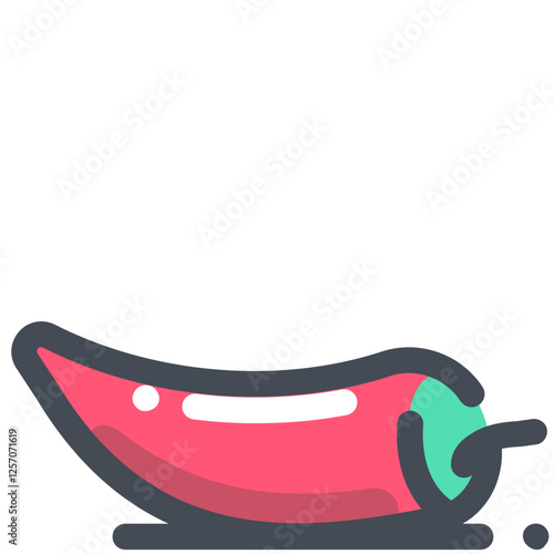 Vegetable lovely colored icon pack