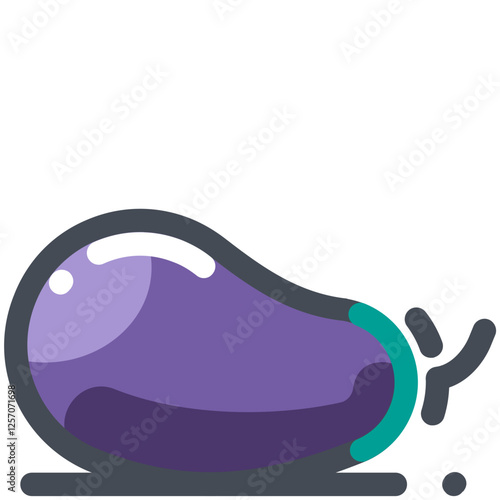 Vegetable lovely colored icon pack