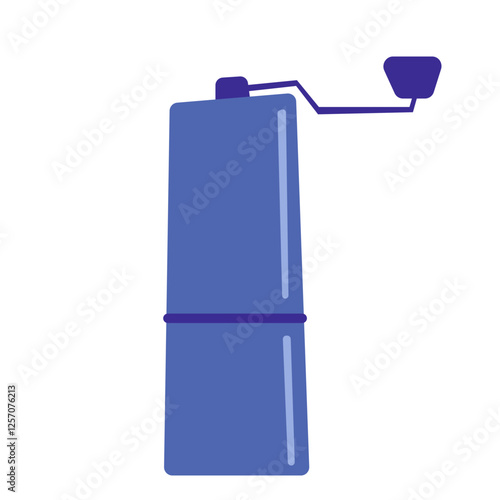 vector illustration of a coffee hand grinder