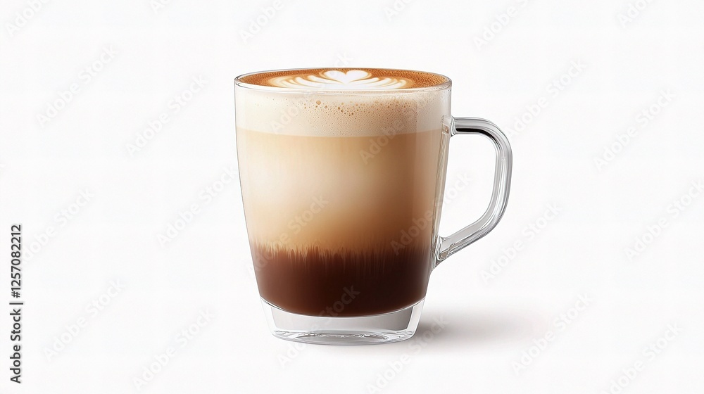 Steaming Coffee in a Modern Cafe Setting with Stylish Decor Steaming Coffee in a Modern Cafe Setting with Stylish Decor