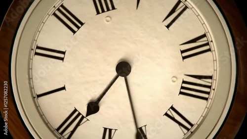 Roman old clock revealed video