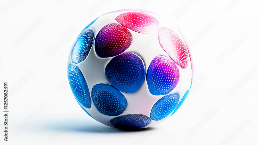 Fototapeta premium Soccer ball icon, white background