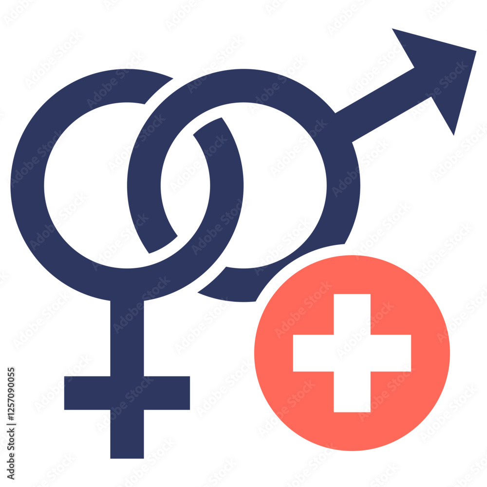 Fototapeta premium Sexual Health Icon