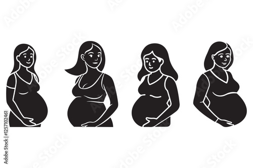 pregnant mother icon