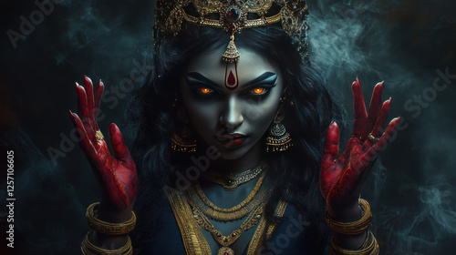 Goddess Kali creative concept photo