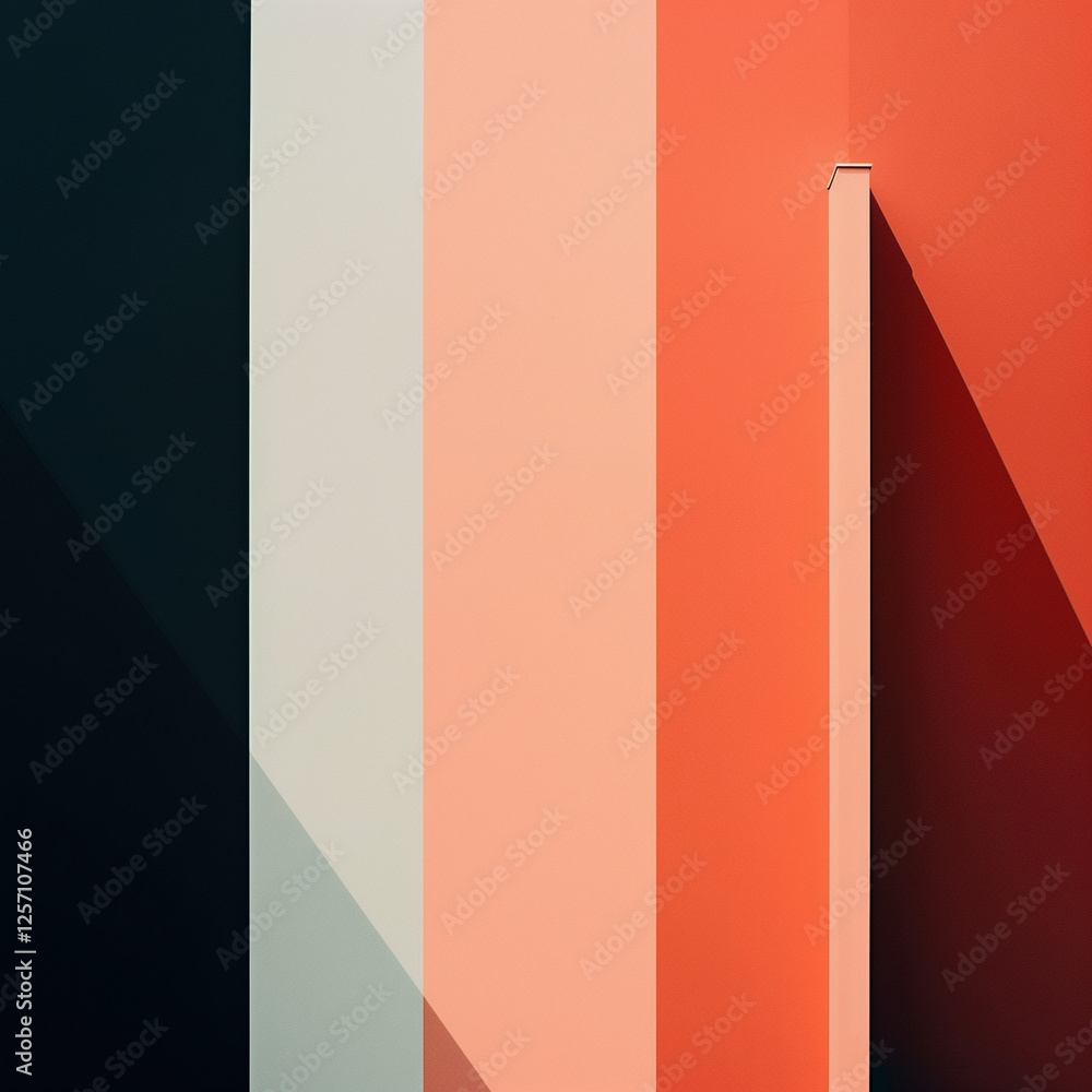 Symmetrical Color Block Design Symmetrical Color Block Design