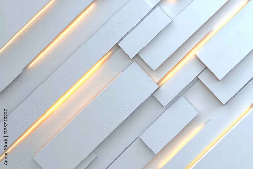 Modern Abstract Background with Geometric Shapes and Warm Light Effects Modern Abstract Background with Geometric Shapes and Warm Light Effects