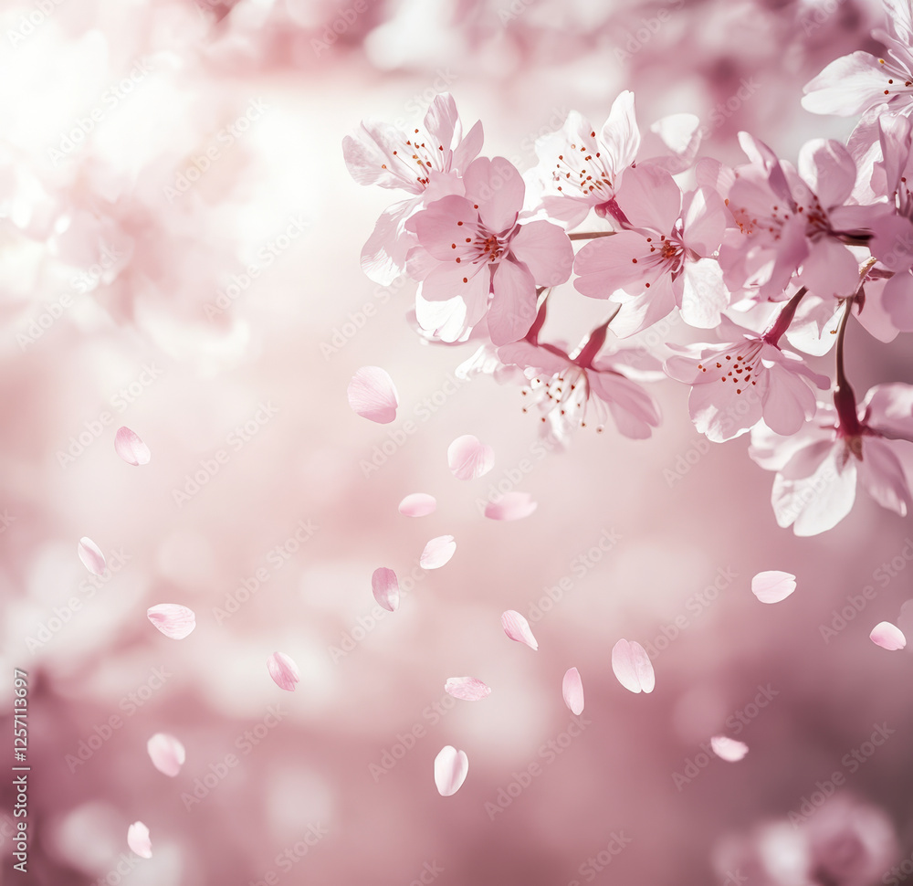 spring background with sakura spring background with sakura