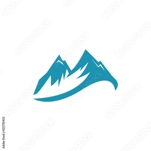 Mountain logo vector template symbol design