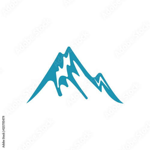 Mountain logo vector template symbol design