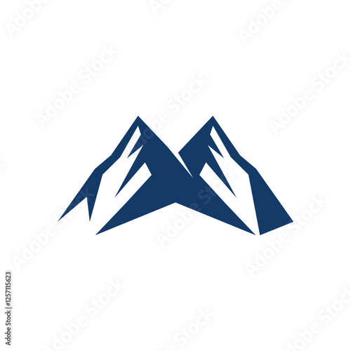 Mountain logo vector template symbol design