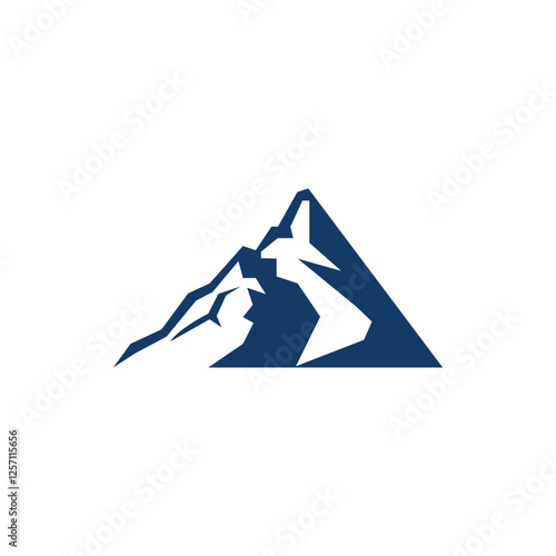 Mountain logo vector template symbol design