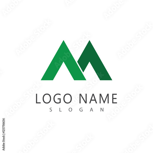 Mountain logo vector template symbol design
