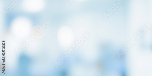 Obraz na plátně Soft abstract blurred background with light tones of white and blue