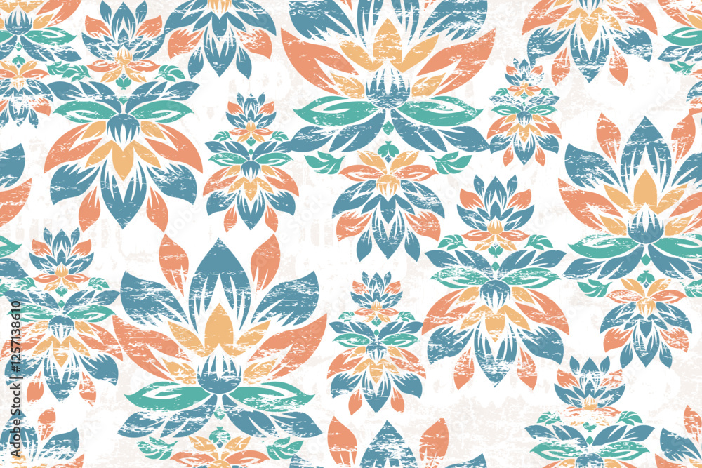 Damask seamless pattern, Ikat floral gothic background, vector illustration, ethnic oriental embroidery, Aztec style, baroque. Design for texture, fabric, clothing, decoration, fashion, textiles Damask seamless pattern, Ikat floral gothic background, vector illustration, ethnic oriental embroidery, Aztec style, baroque. Design for texture, fabric, clothing, decoration, fashion, textiles