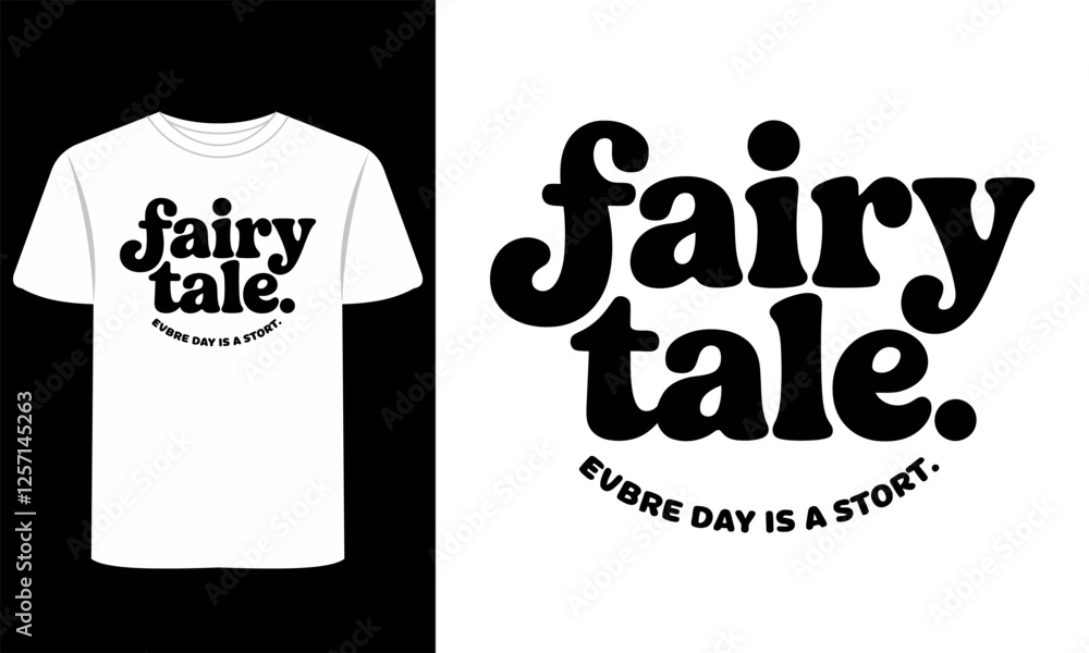 Fairytale Kids Vector T-Shirt Design Fairytale Kids Vector T-Shirt Design