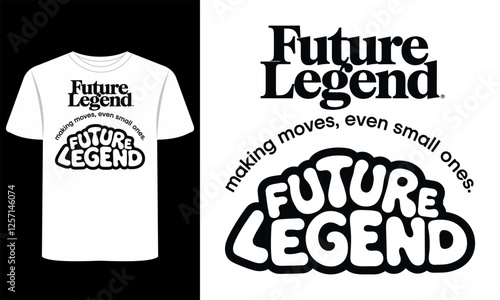 Future Giggle Legend Kids T-Shirt Vector graphic 