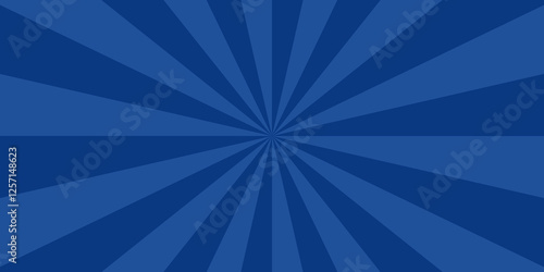 Background sunburst pattern blue design. Vintage sunrays illustration swirl grunge backdrop line. sun beam vector banner design and comic burst gradient concept pattern.	