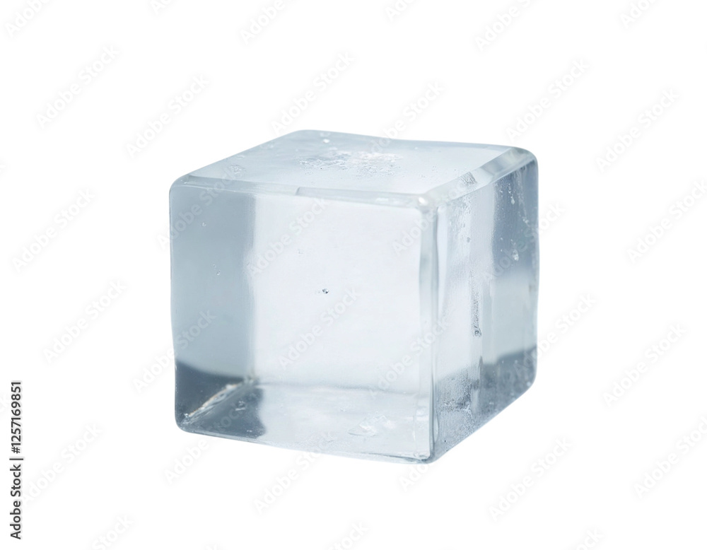 Obraz premium ice cube isolated on white