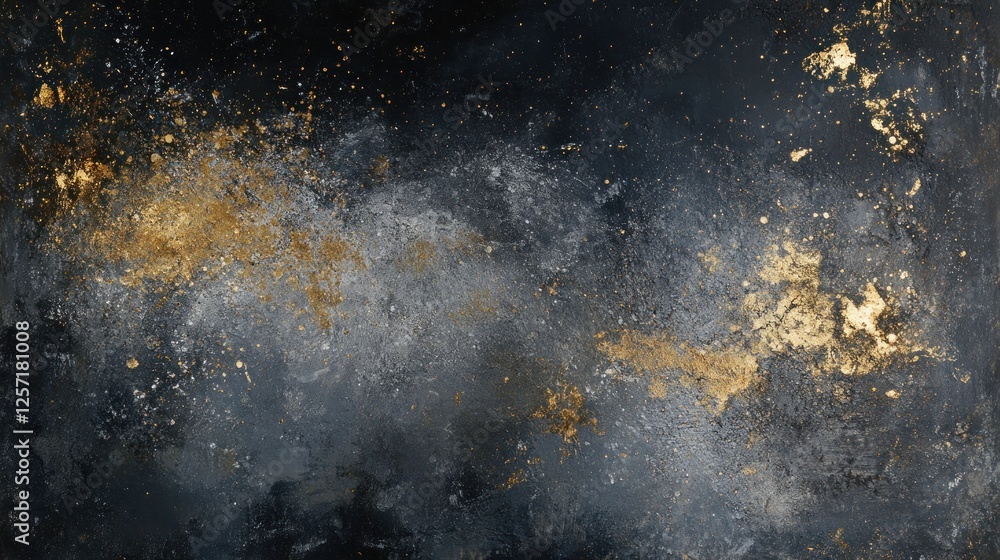 Abstract artistic background featuring textured black and gold elements Abstract artistic background featuring textured black and gold elements