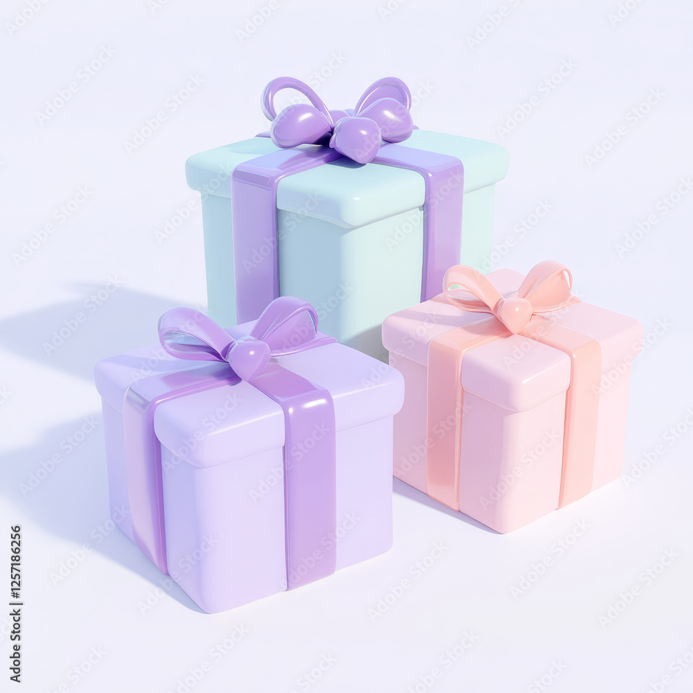 Obraz premium gift boxes with bows